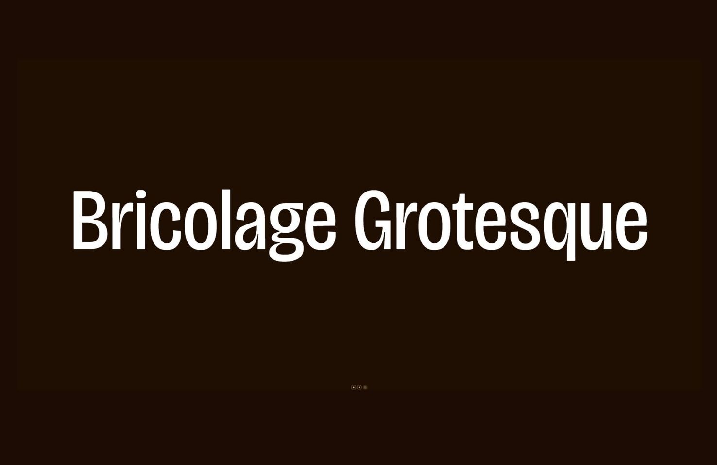 Ejemplo de fuente Bricolage Grotesque Condensed SemiBold