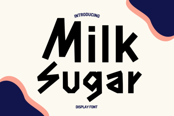 Ejemplo de fuente Milk Sugar Regular
