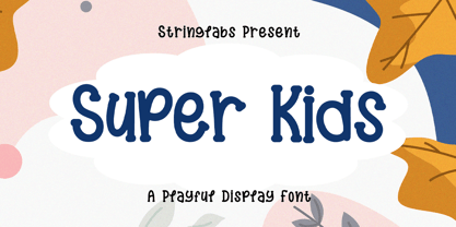 Ejemplo de fuente Super Kids