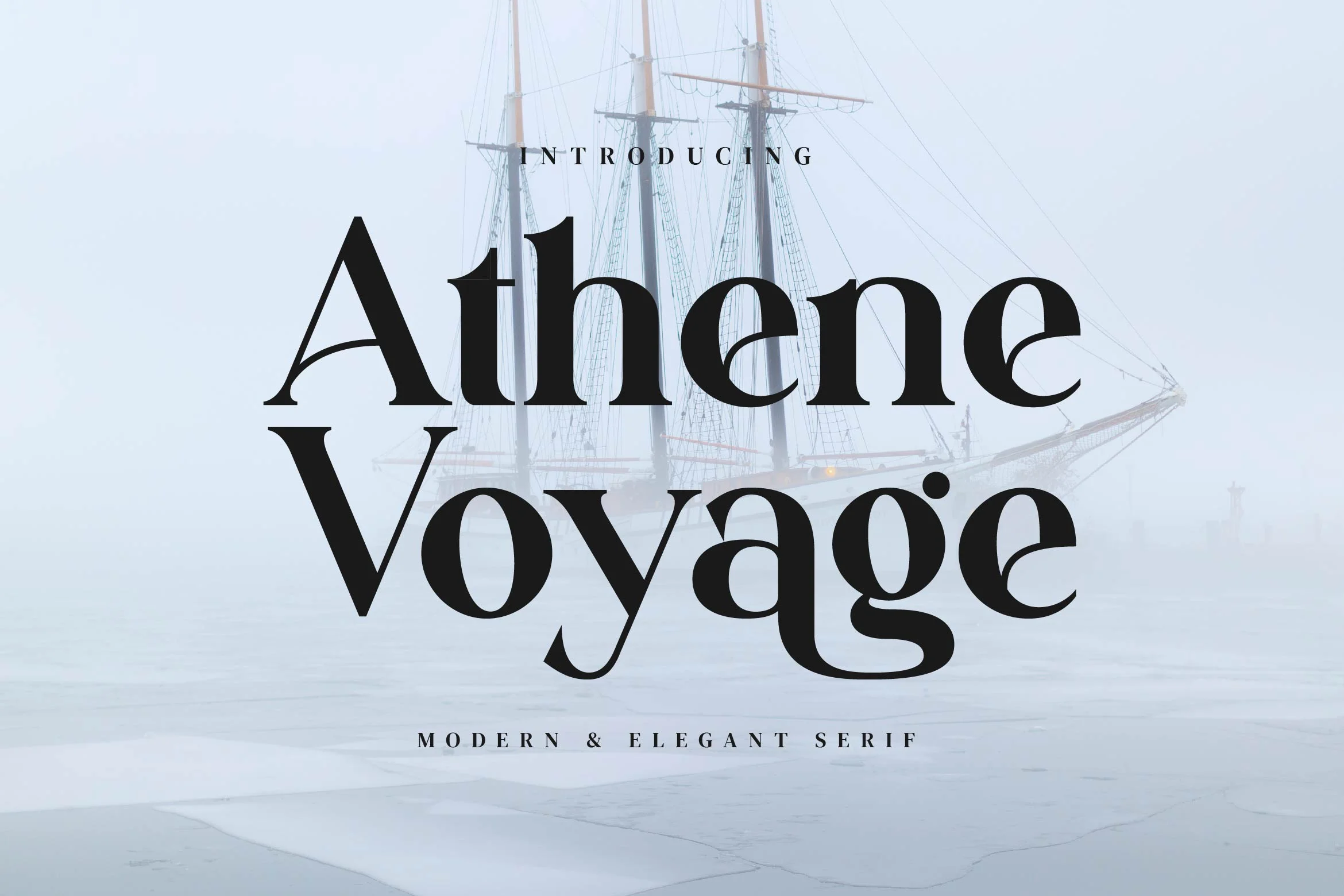 Ejemplo de fuente Athene Voyage Regular