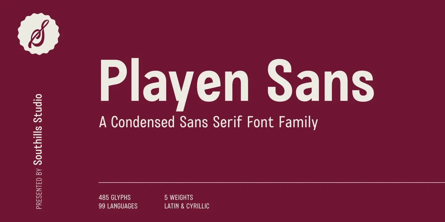 Ejemplo de fuente Playpen Sans