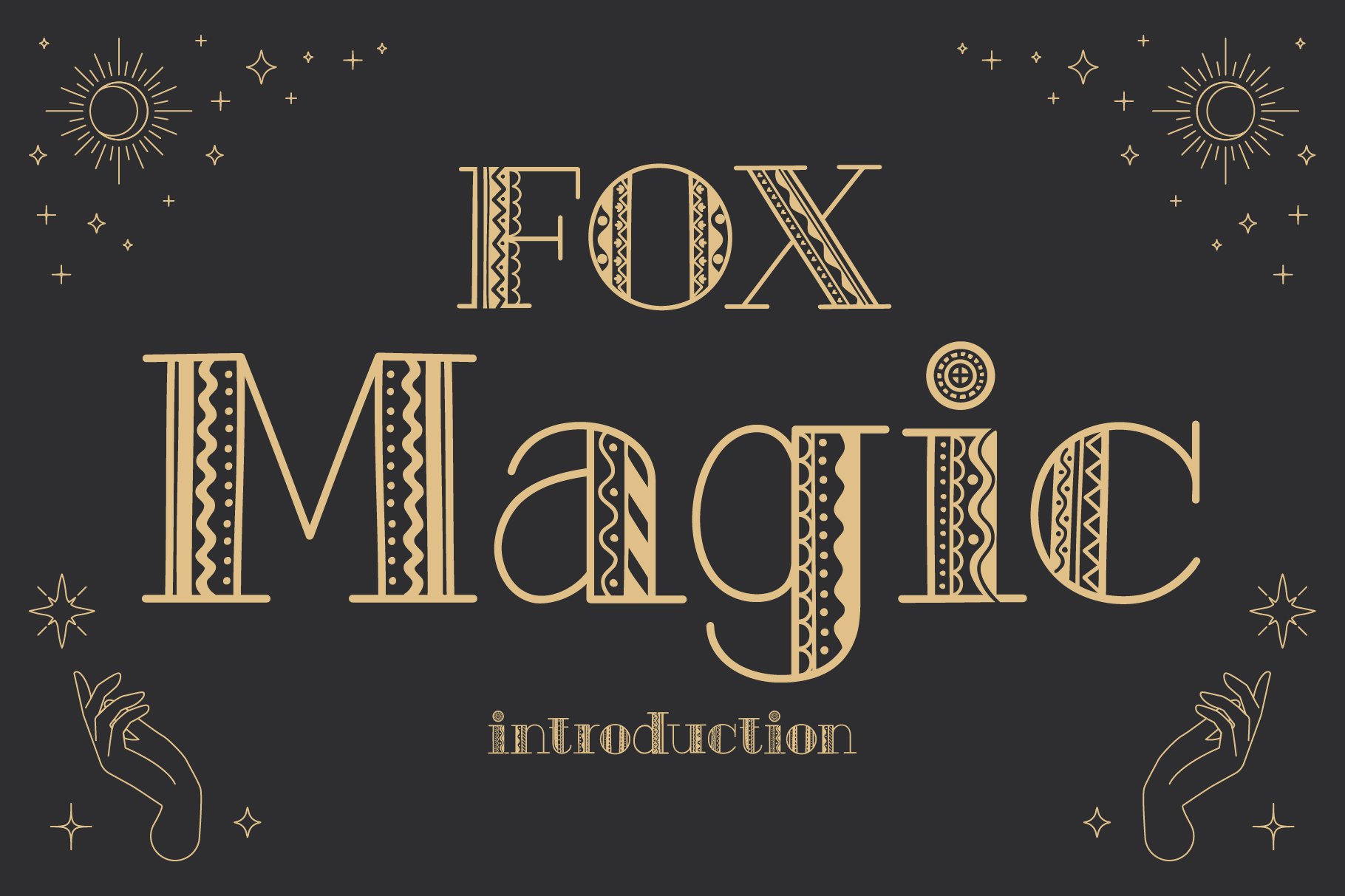 Ejemplo de fuente Fox Magic Regular