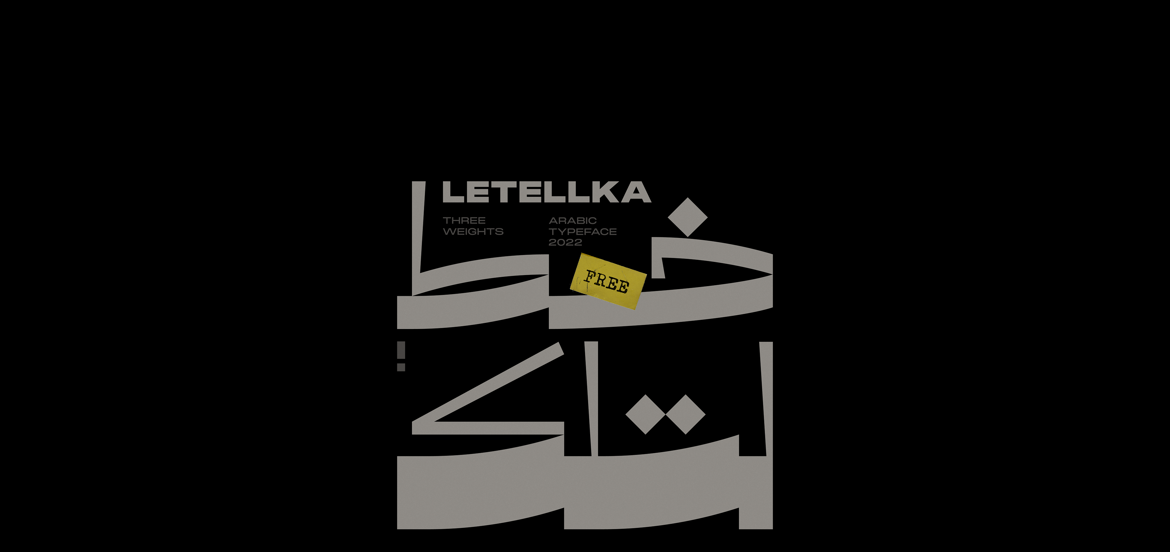 Ejemplo de fuente Letellka Regular