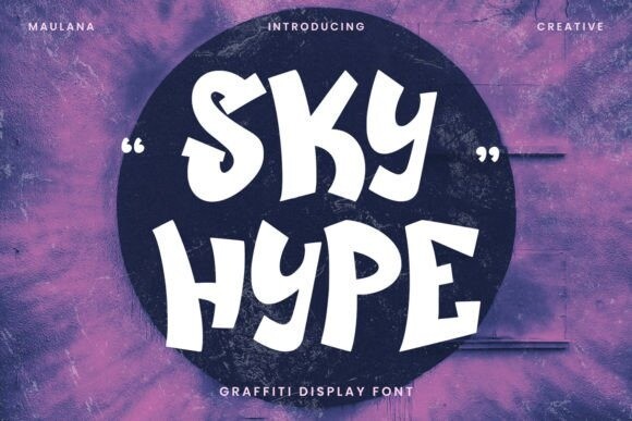Ejemplo de fuente Sky Hype