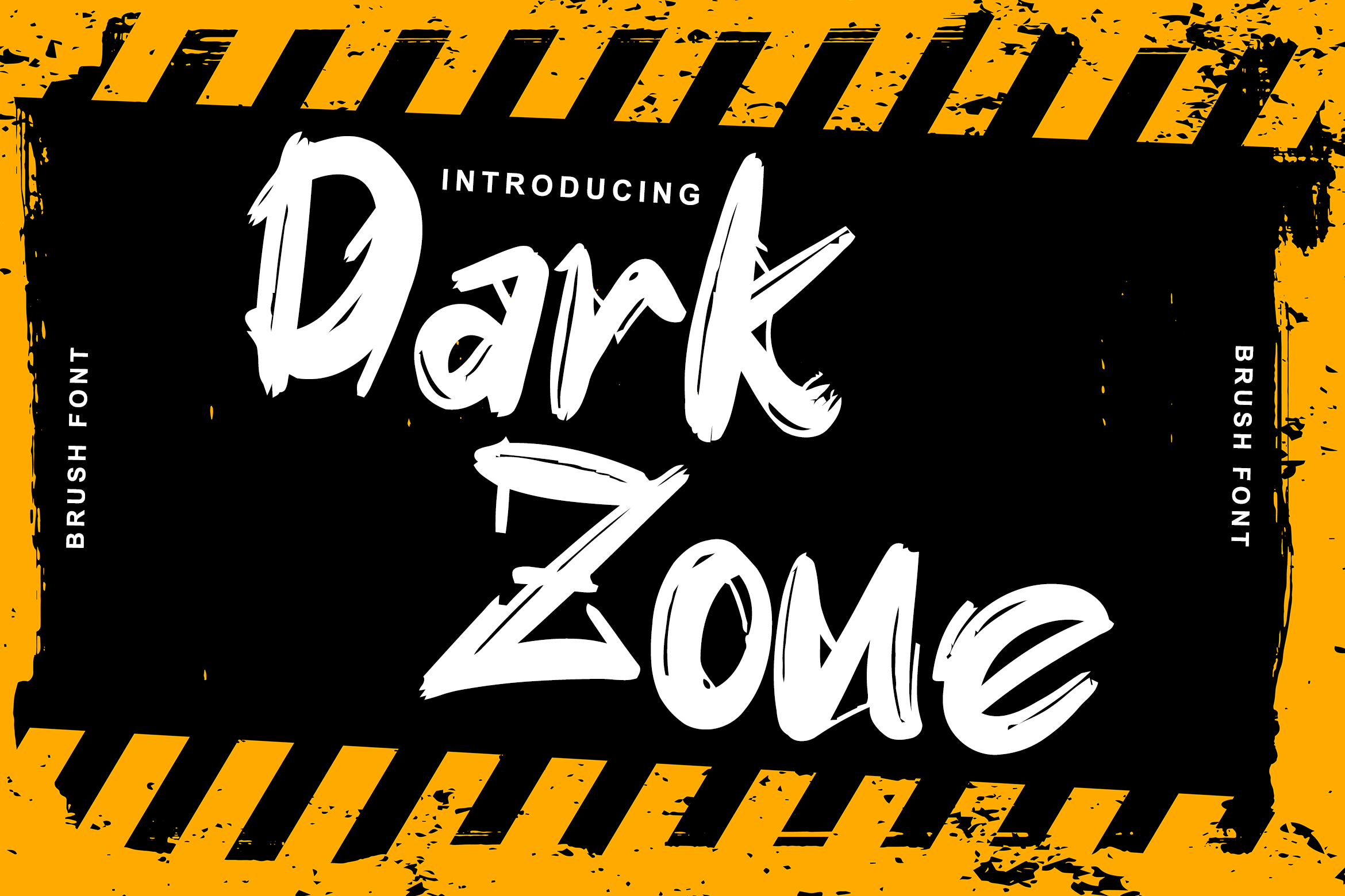 Ejemplo de fuente Dark Zone