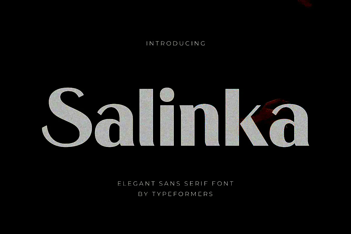 Ejemplo de fuente Salinka