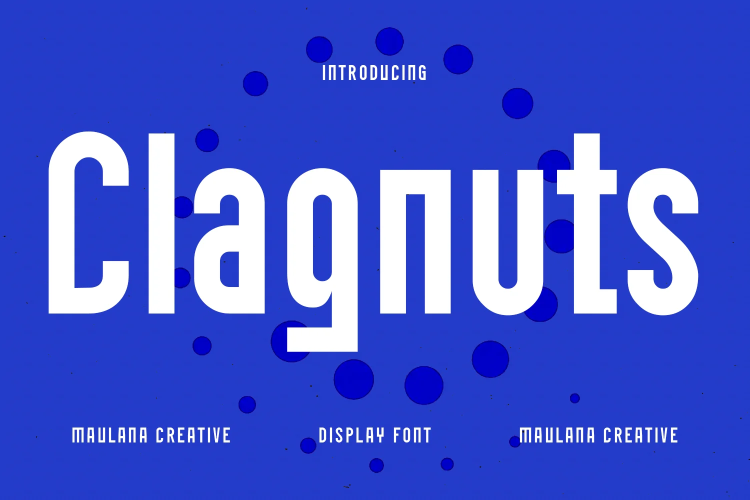 Ejemplo de fuente Clagnuts