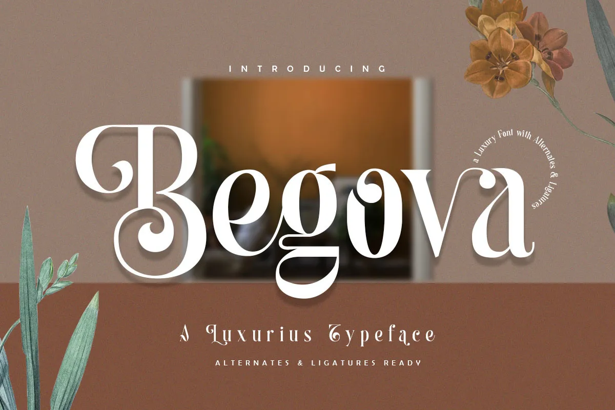 Ejemplo de fuente Begova