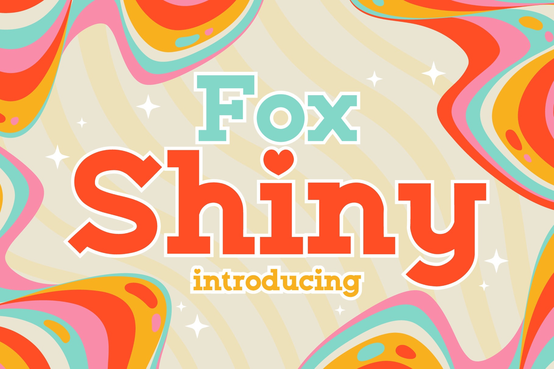 Ejemplo de fuente Fox Shiny Regular