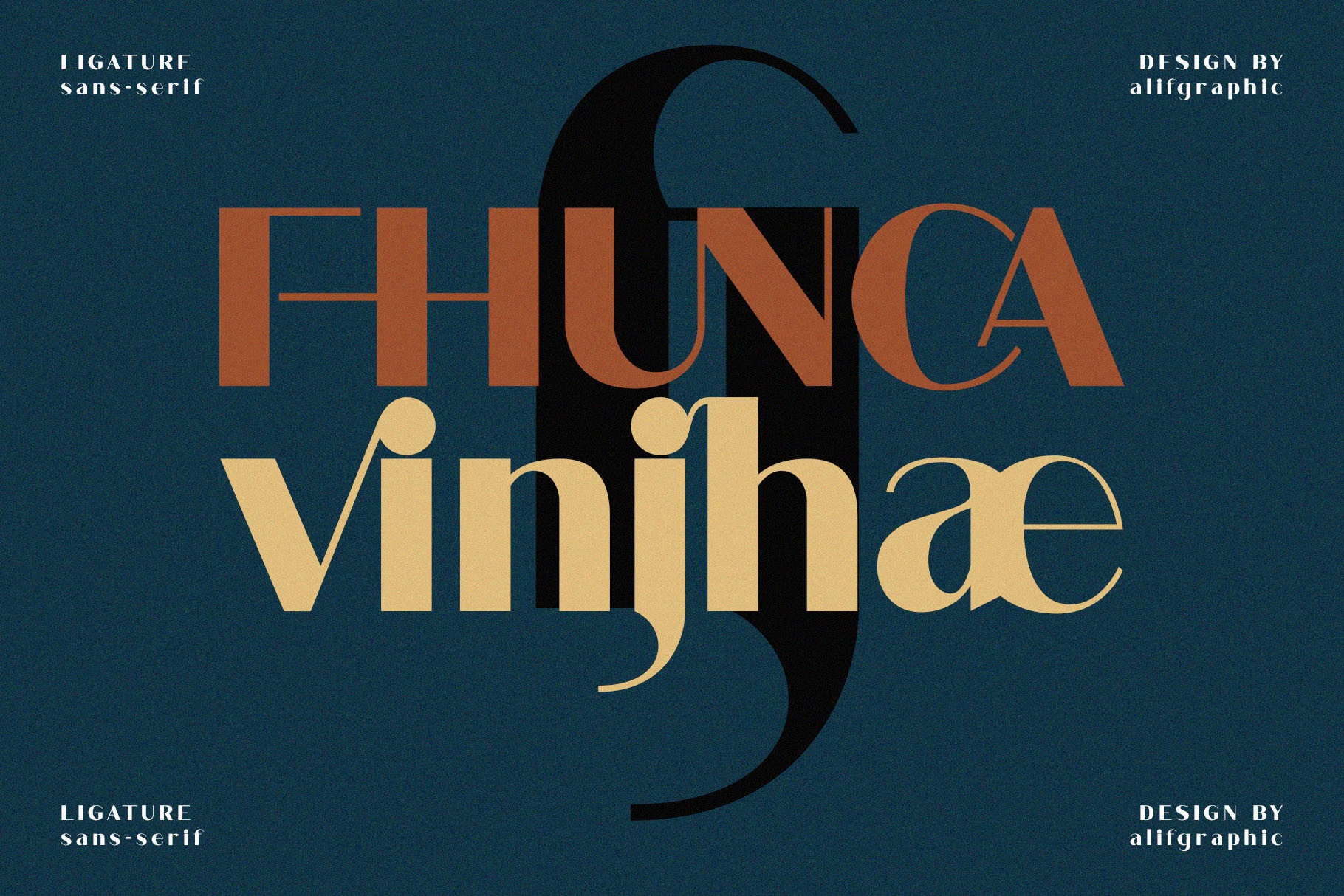 Ejemplo de fuente Fhunca Vinjhae