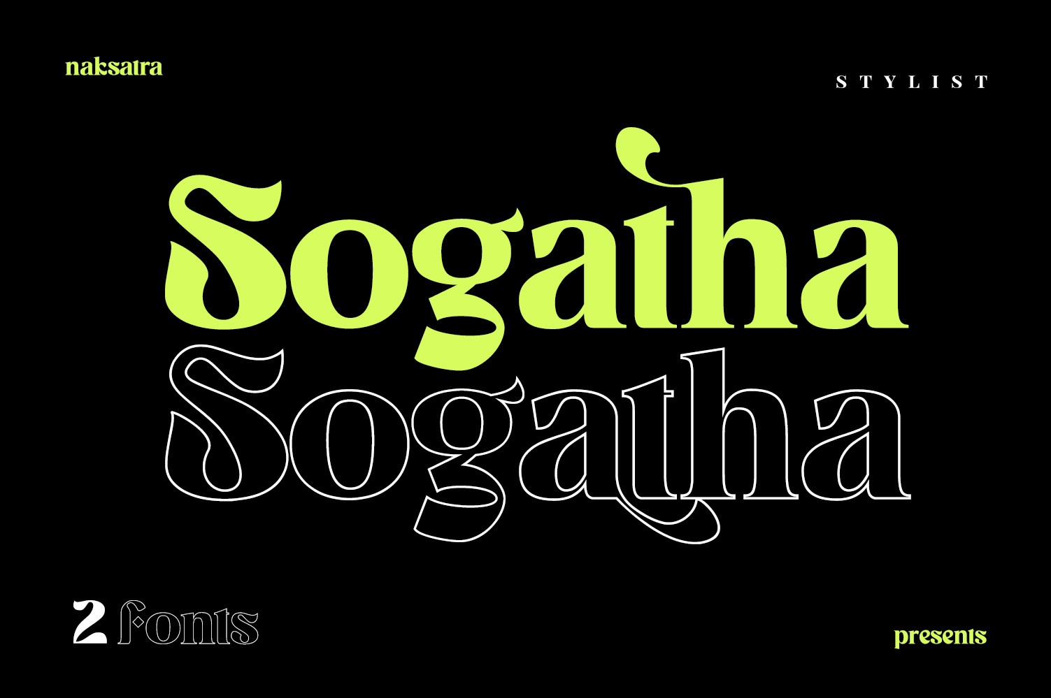 Ejemplo de fuente Sogatha
