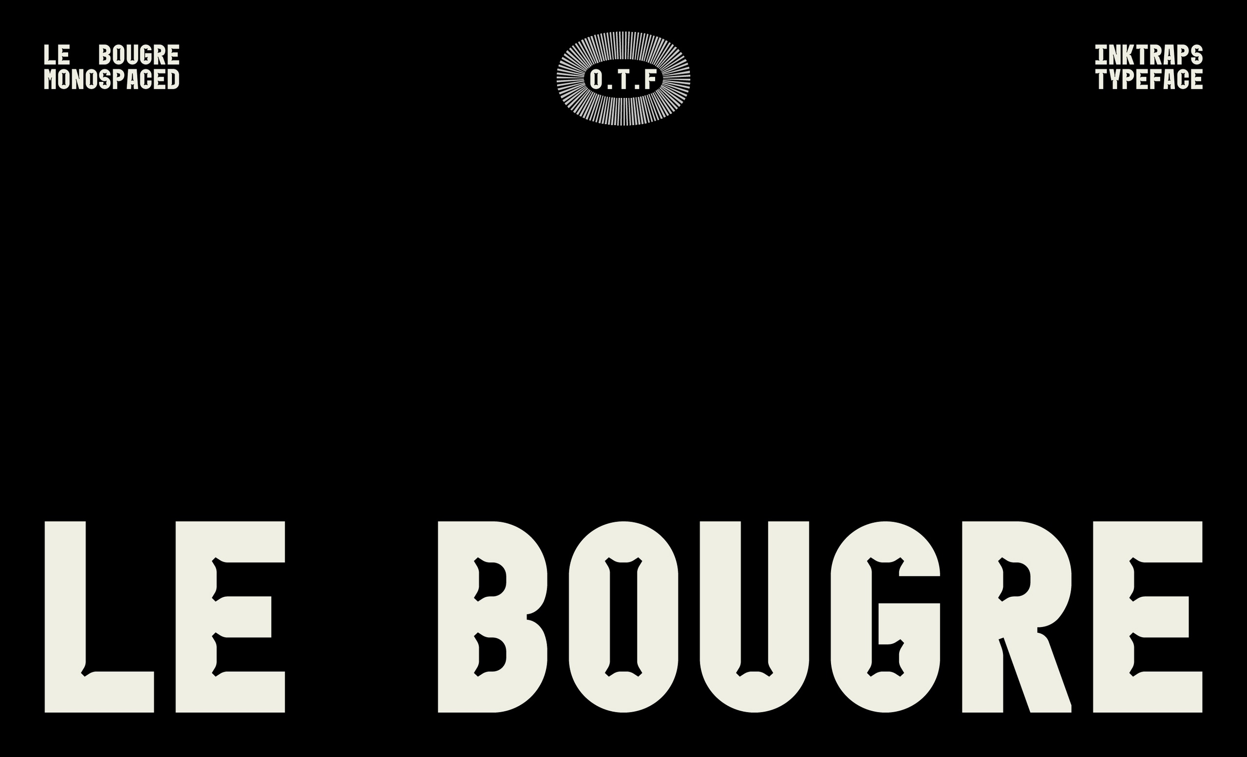 Ejemplo de fuente Le Bougre