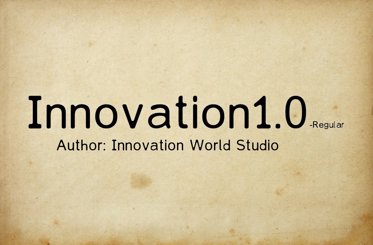 Ejemplo de fuente Innovation1.0