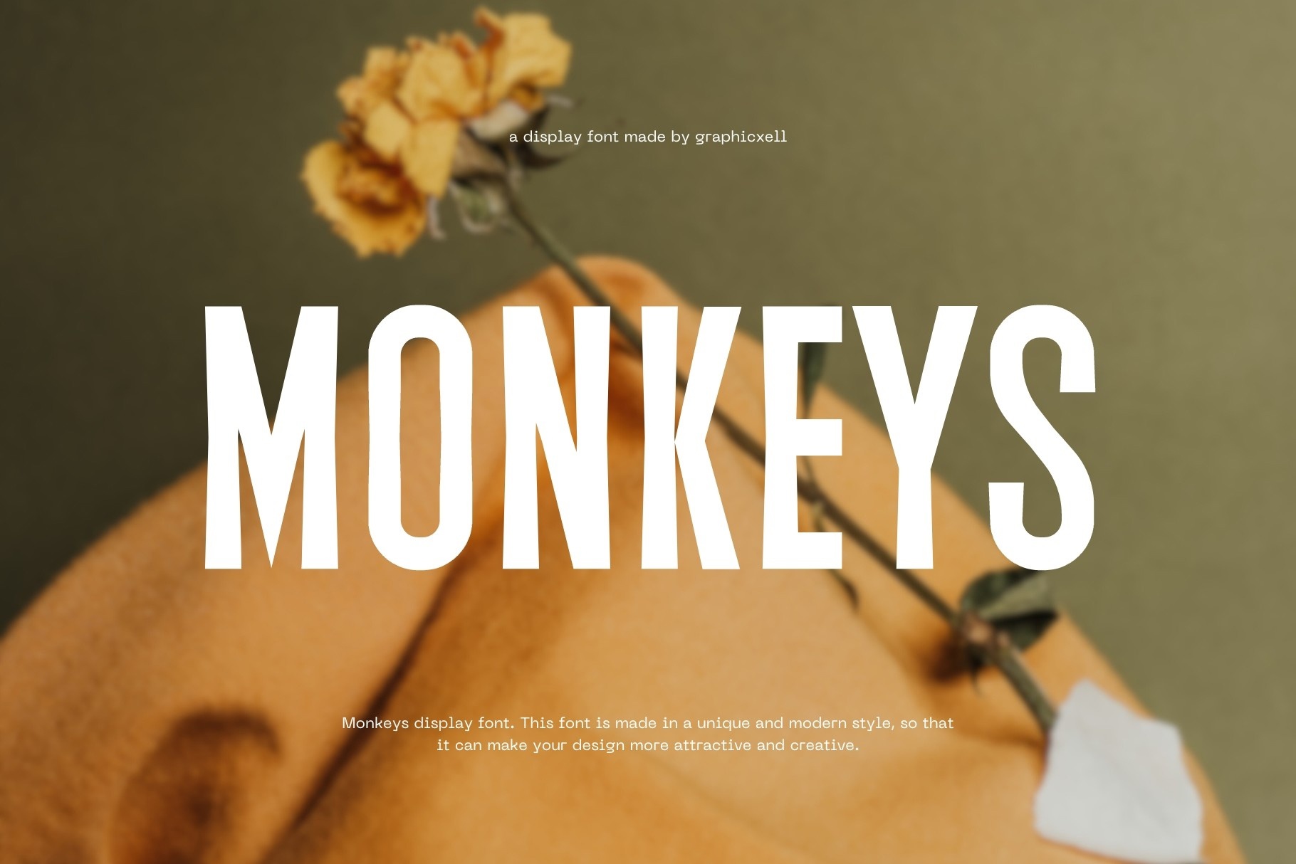 Ejemplo de fuente Monkeys