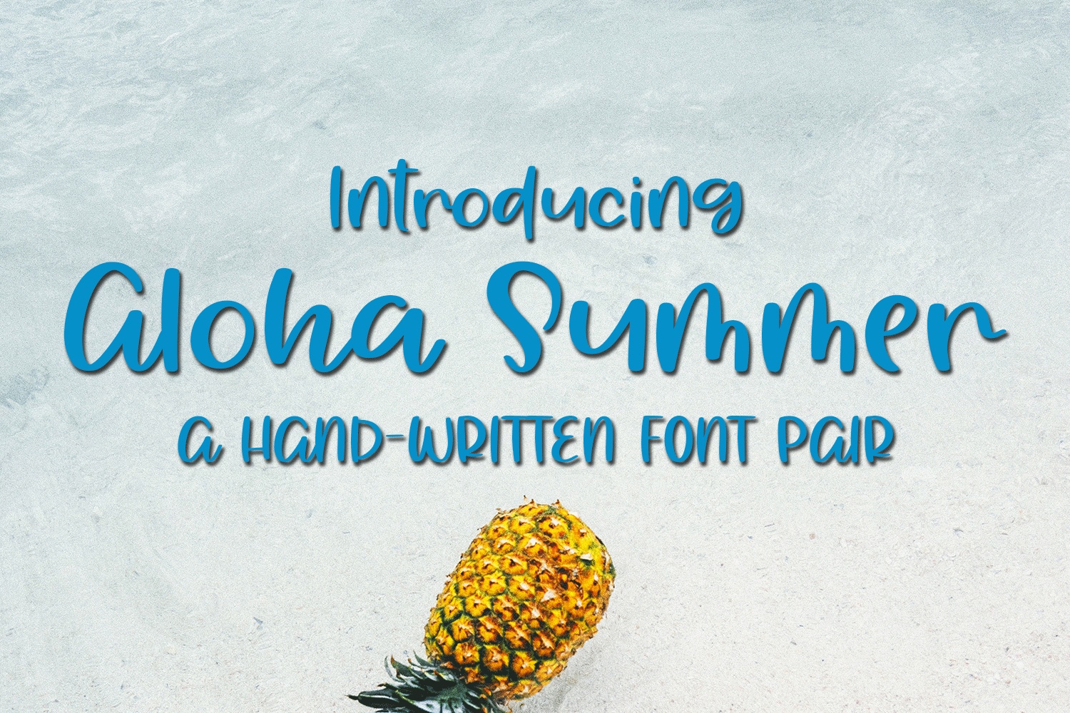 Ejemplo de fuente Aloha Summer