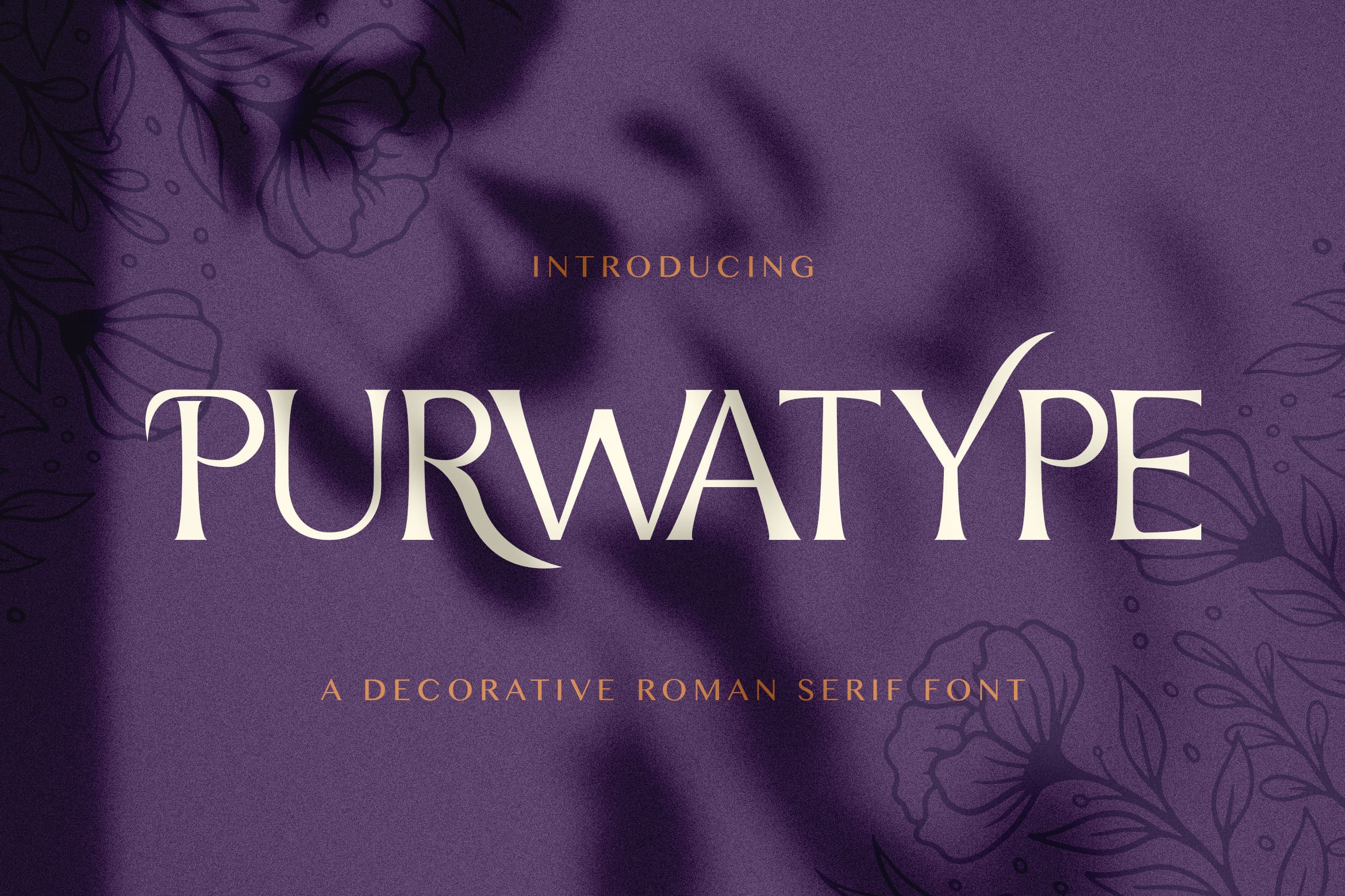 Ejemplo de fuente Purwatype