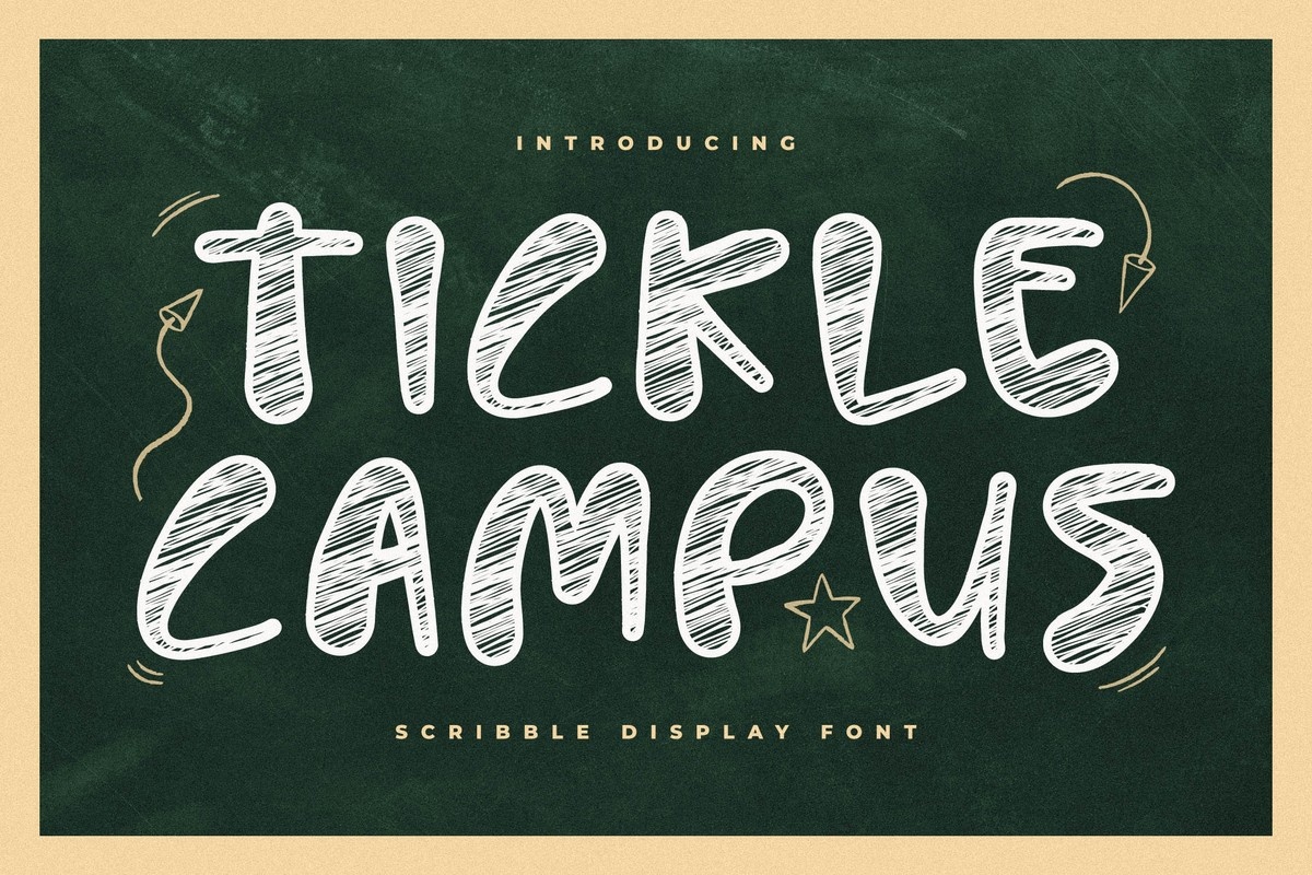 Ejemplo de fuente Tickle Campus