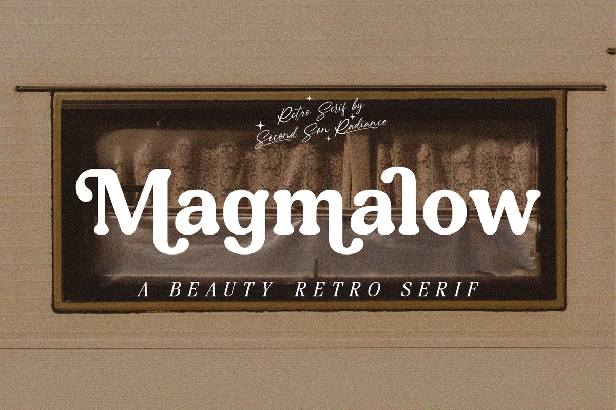 Ejemplo de fuente Magmalow Regular