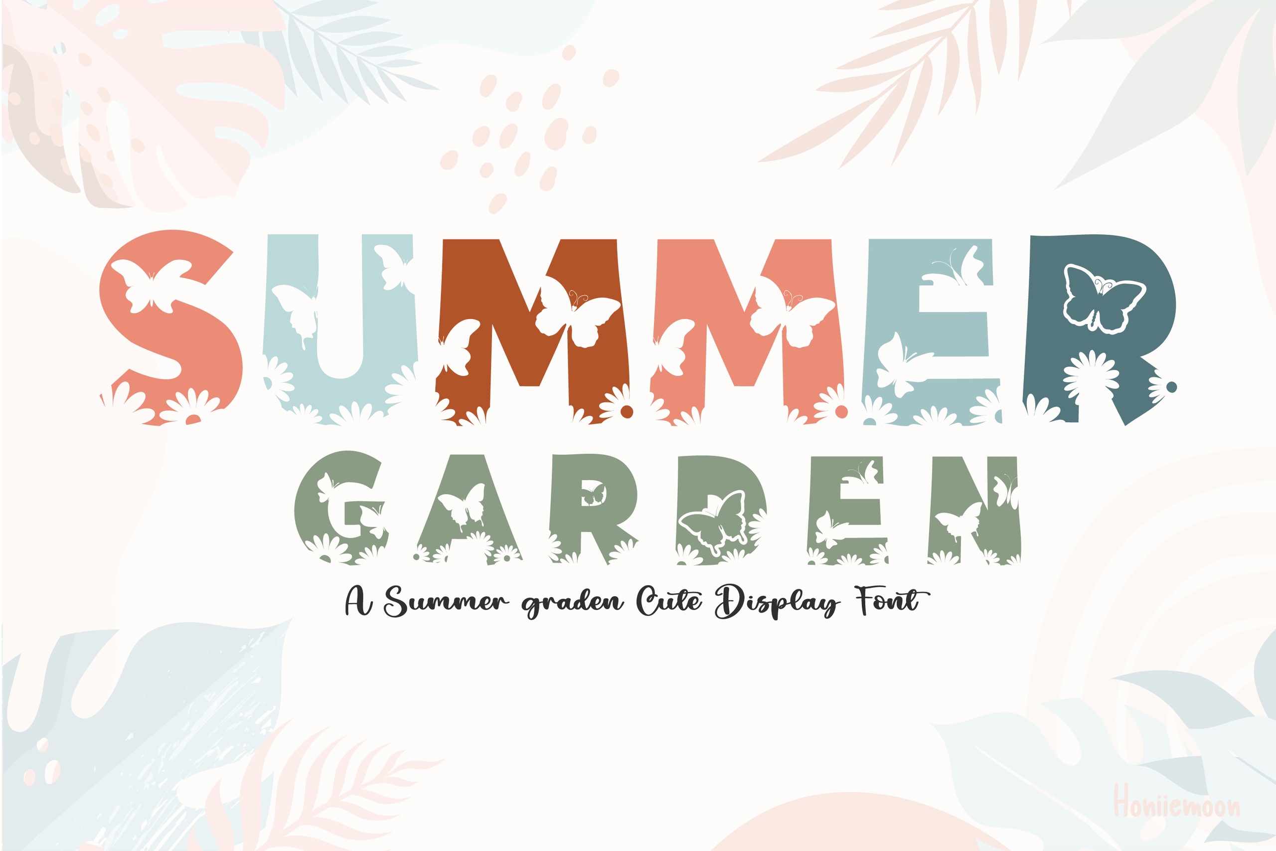 Ejemplo de fuente Summer Garden Regular