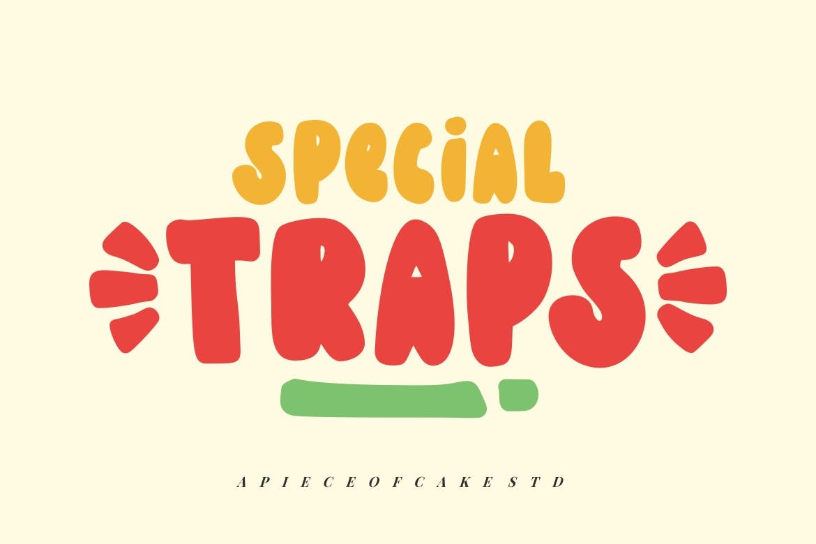Ejemplo de fuente Special Traps