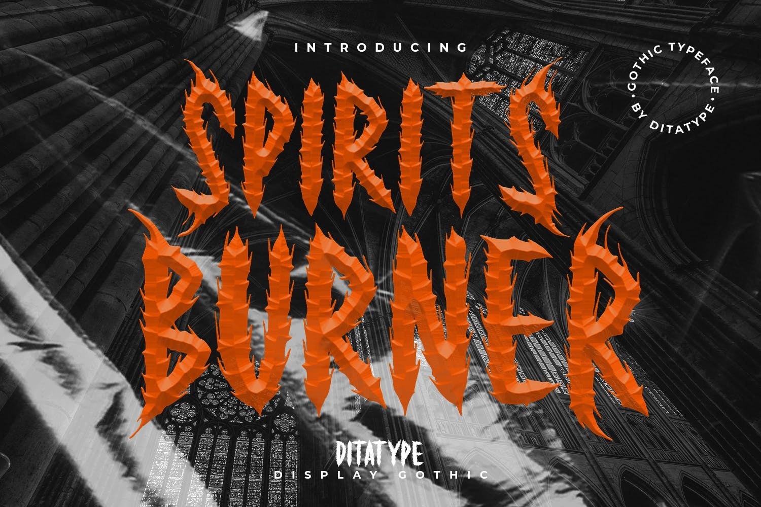Ejemplo de fuente Spirit Burner Regular