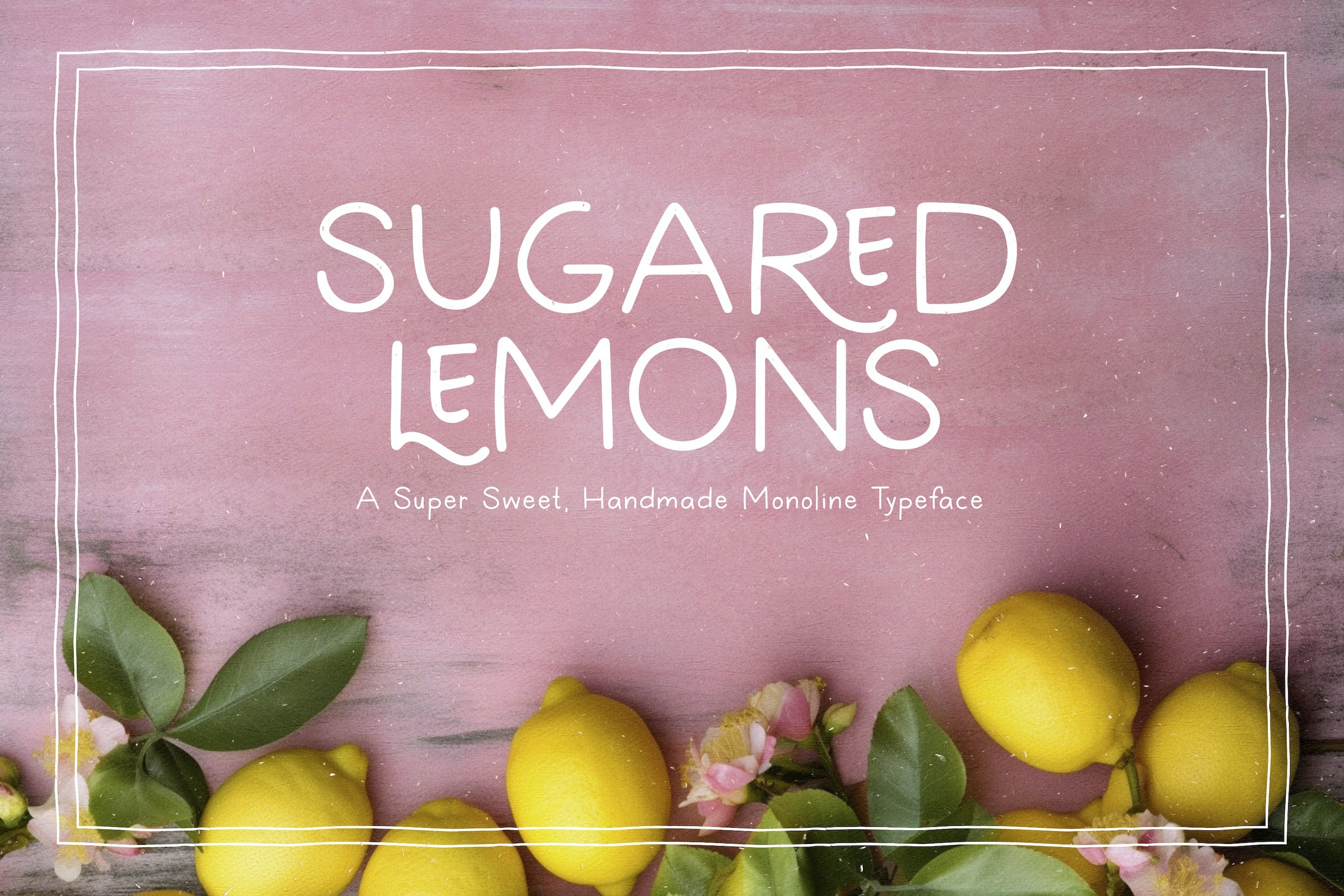Ejemplo de fuente Sugared Lemons Regular