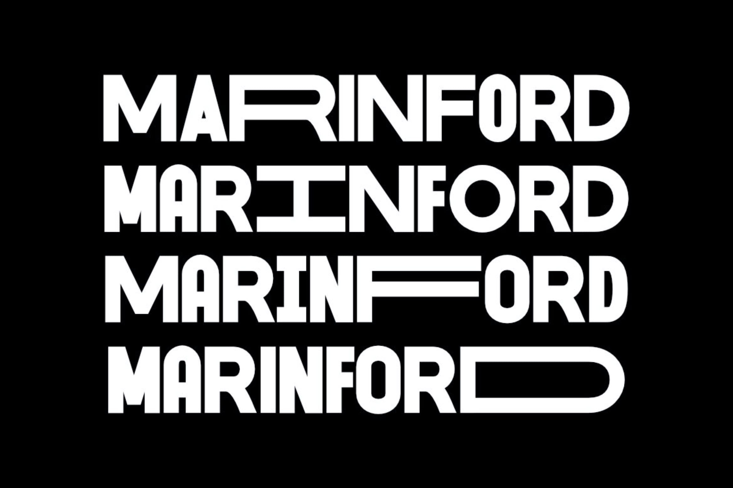 Ejemplo de fuente Marinford