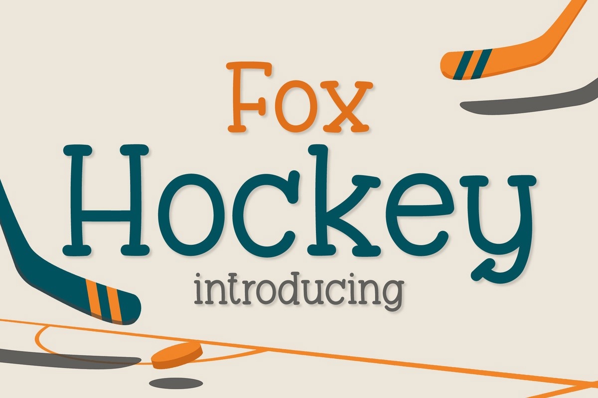Ejemplo de fuente Fox Hockey Regular