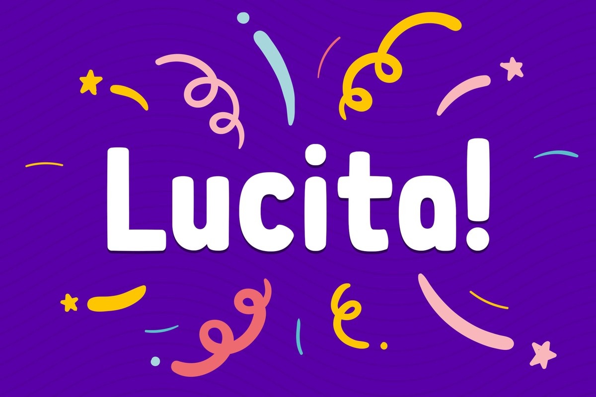 Ejemplo de fuente Lucita
