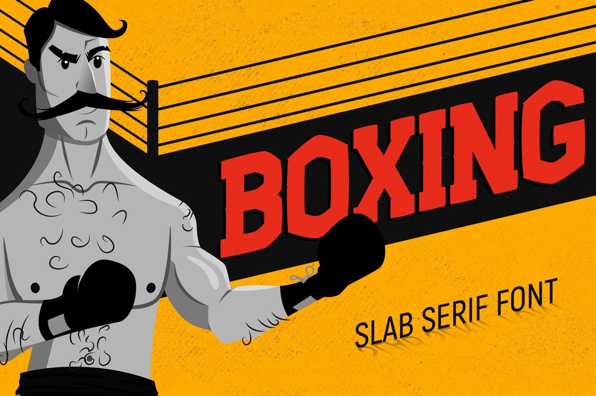 Ejemplo de fuente Boxing