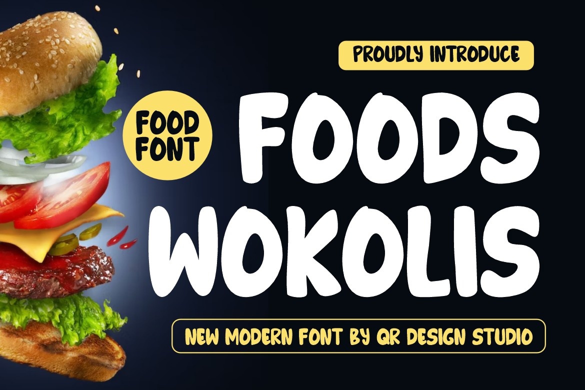 Ejemplo de fuente Foods Wokolis