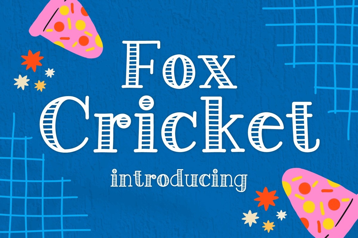 Ejemplo de fuente Fox Cricket