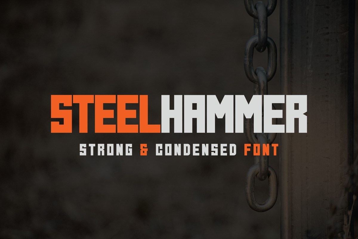 Ejemplo de fuente Steel Hammer