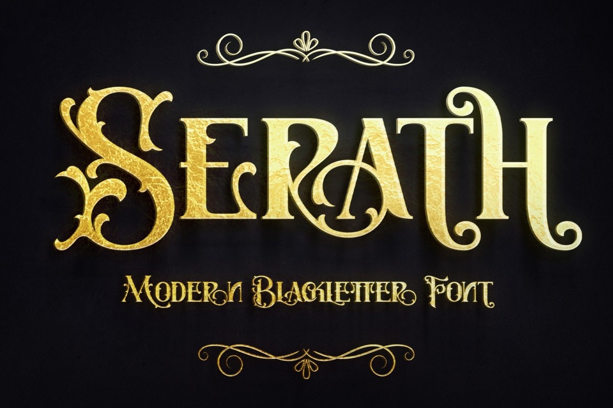 Ejemplo de fuente Serath