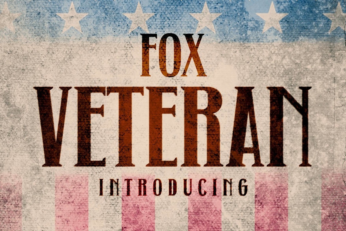 Ejemplo de fuente Fox Veteran
