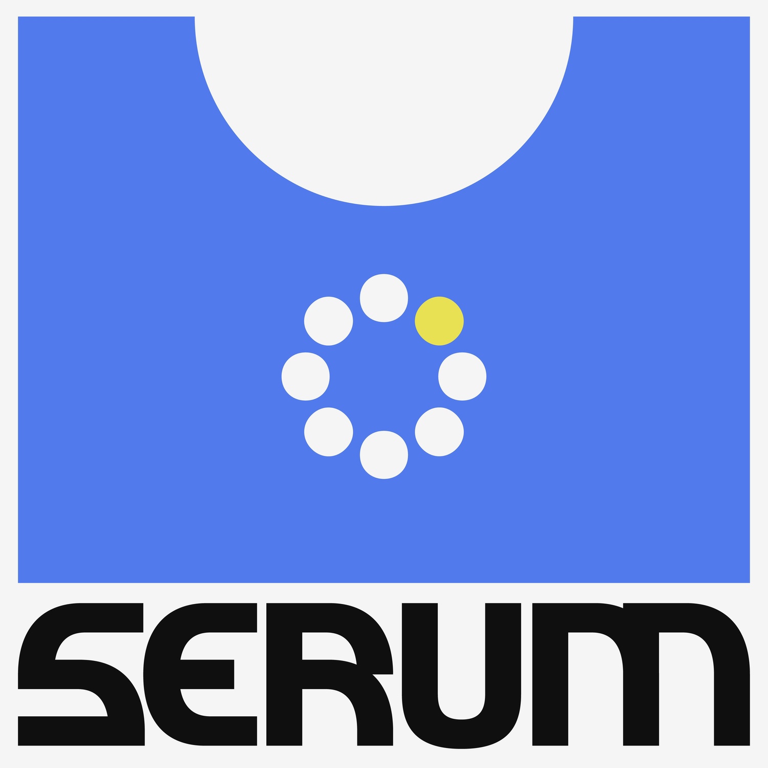 Ejemplo de fuente Serum Regular