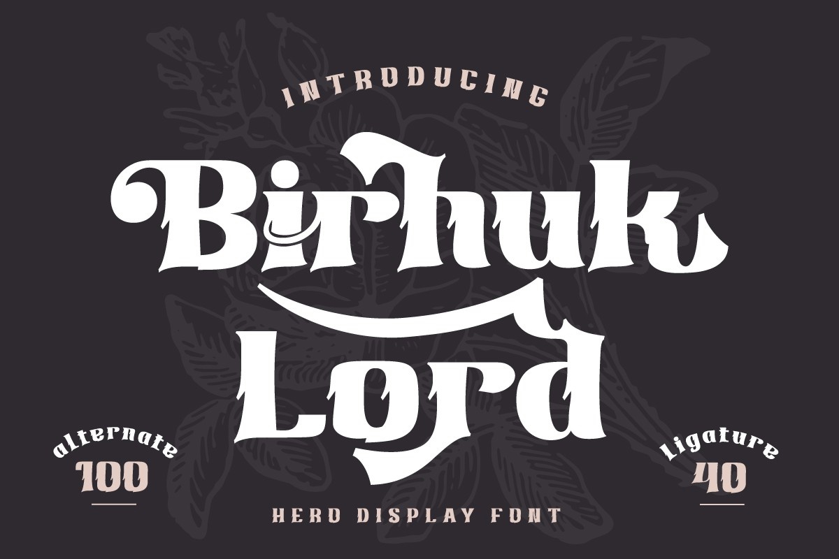 Ejemplo de fuente Birhuk Lord