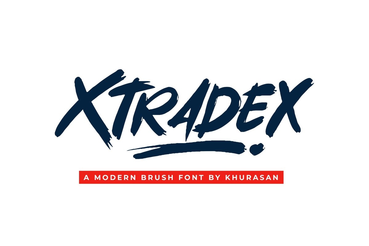 Ejemplo de fuente Xtradex Regular