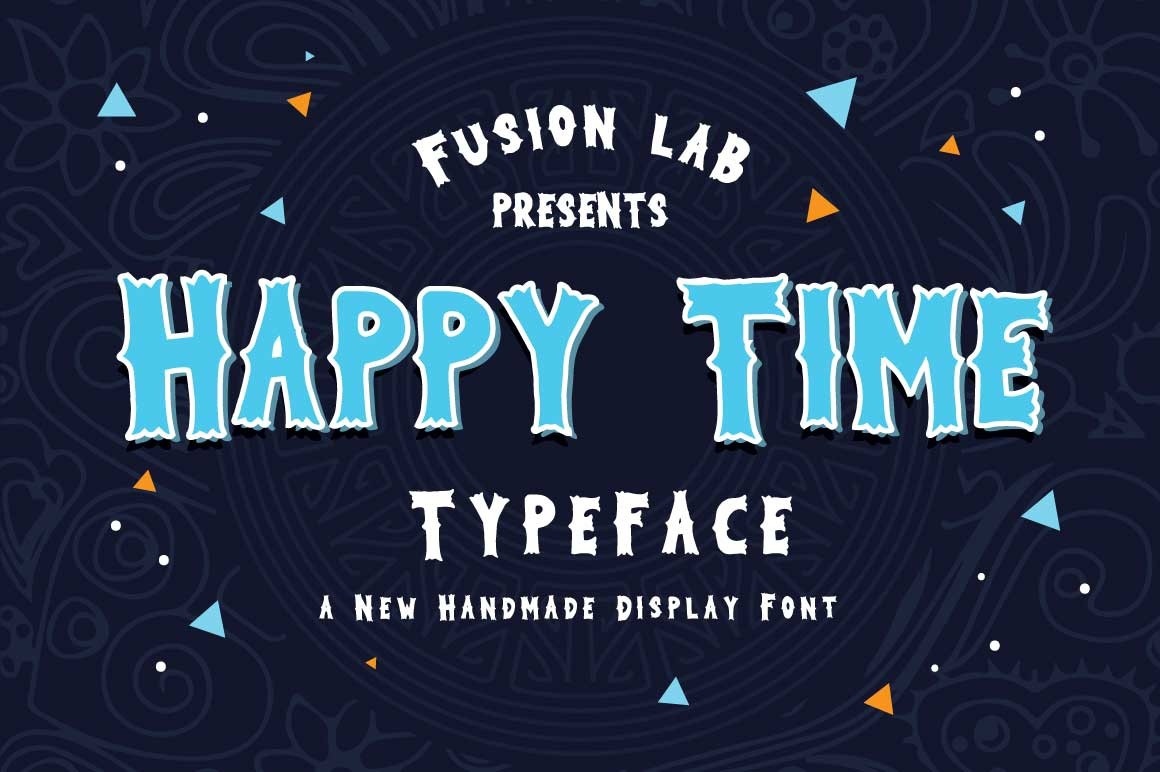 Ejemplo de fuente Happy Time Typeface Regular
