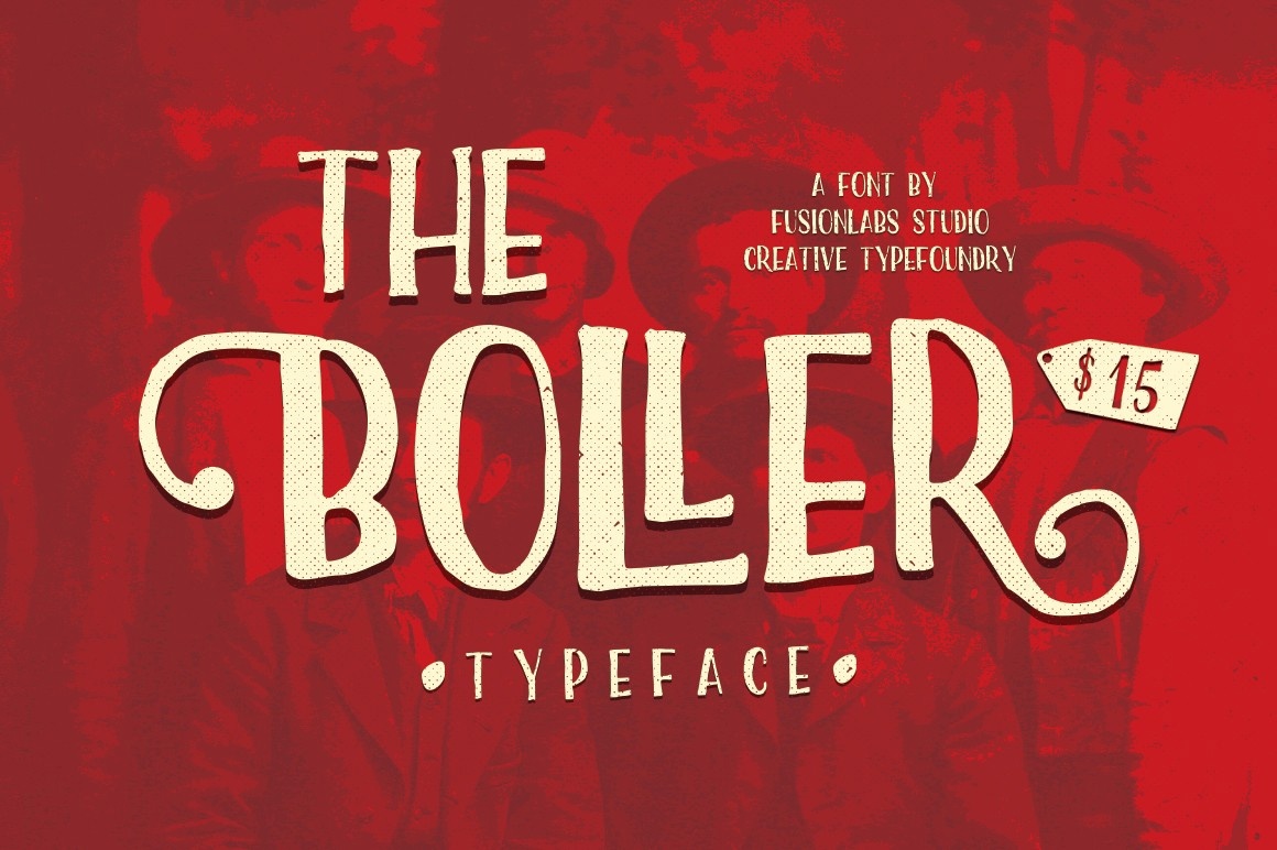 Ejemplo de fuente Boller Typeface