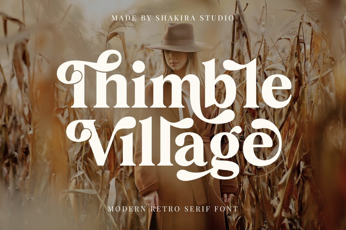 Ejemplo de fuente Thimble Village
