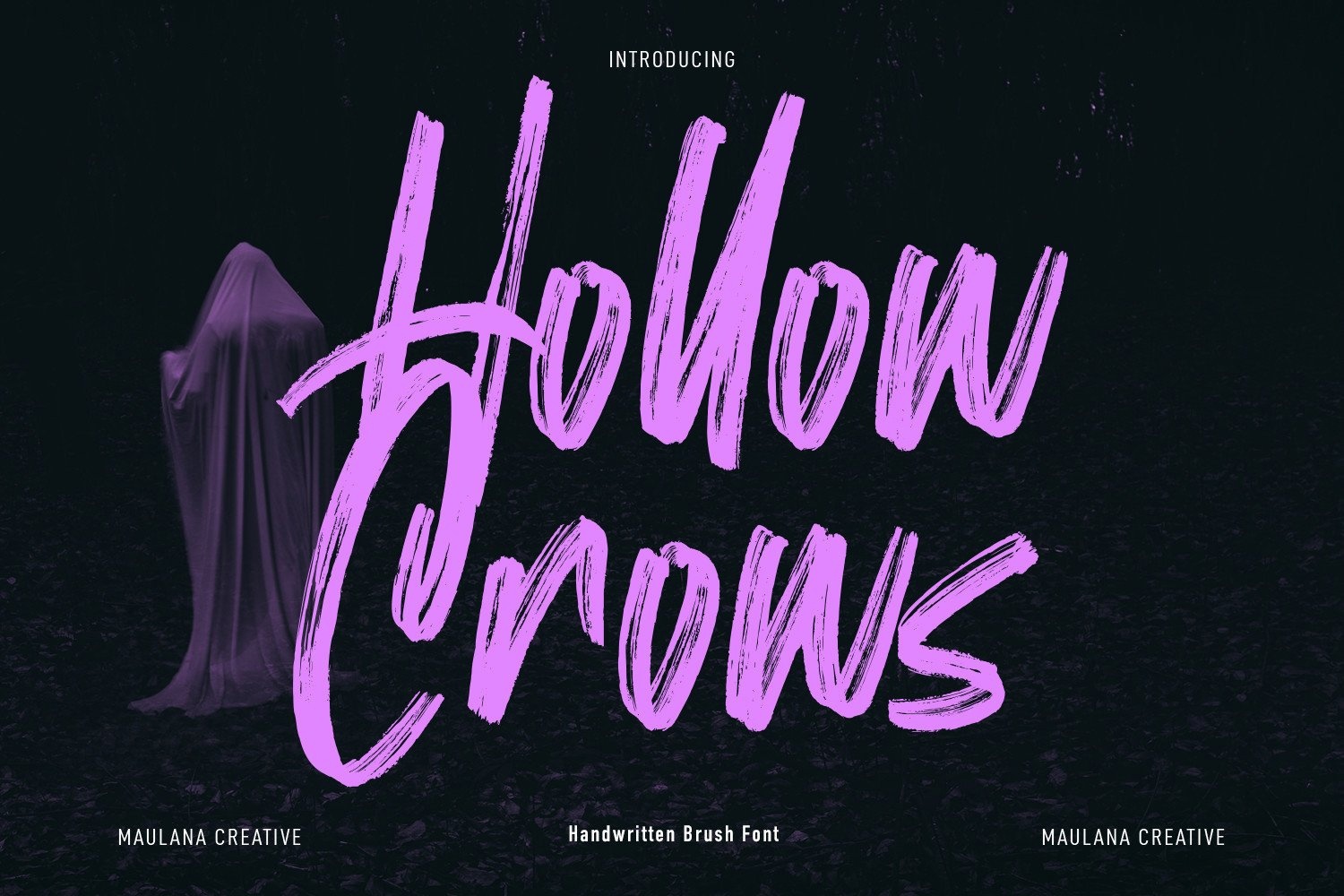 Ejemplo de fuente Hollow Crows
