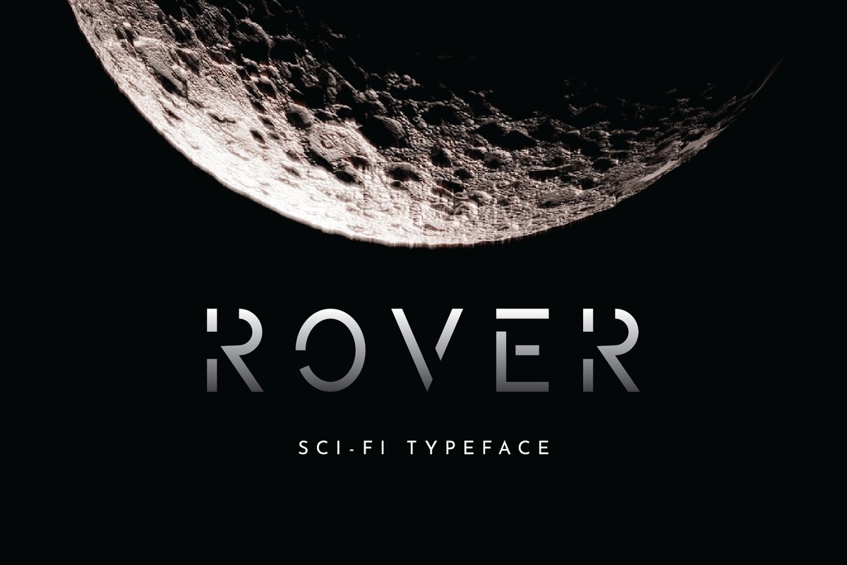 Ejemplo de fuente Rover Regular