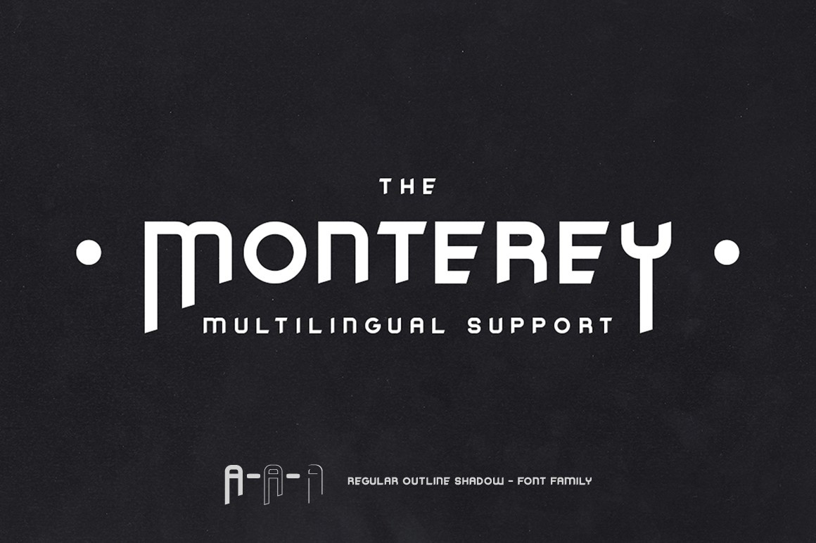 Ejemplo de fuente The Monterey