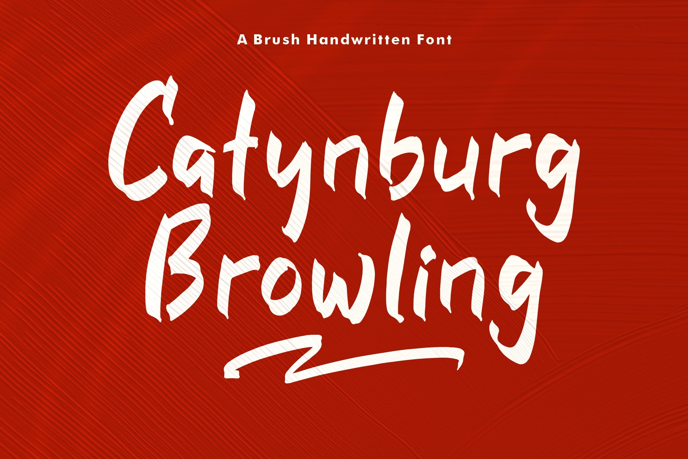 Ejemplo de fuente Catynburg Browling