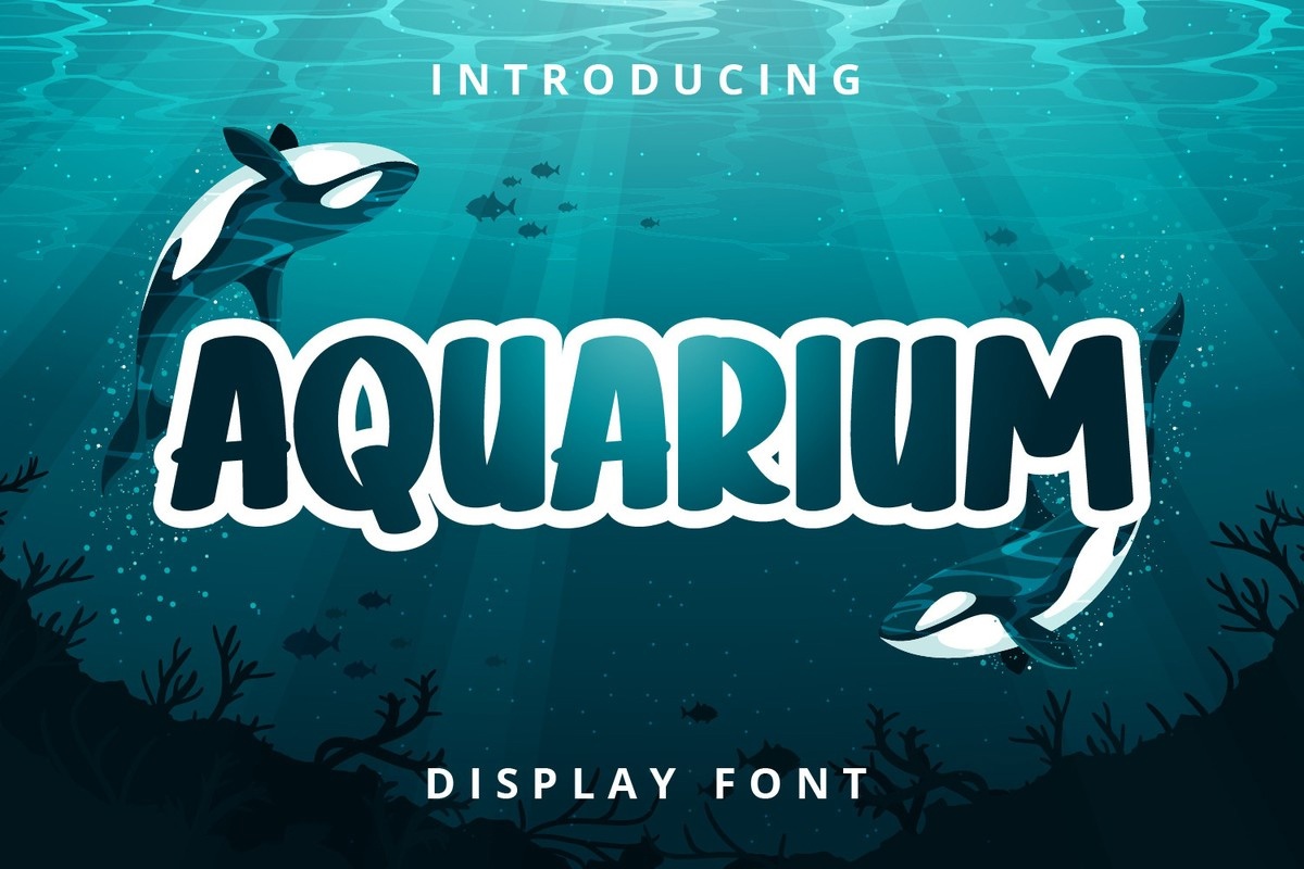 Ejemplo de fuente Aquarium