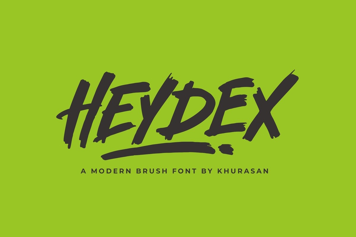 Ejemplo de fuente Heydex