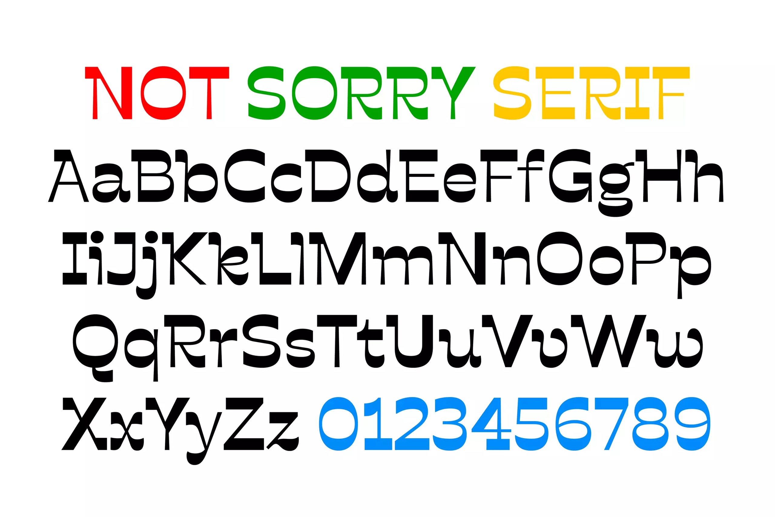 Ejemplo de fuente Very Polite Studio Serif