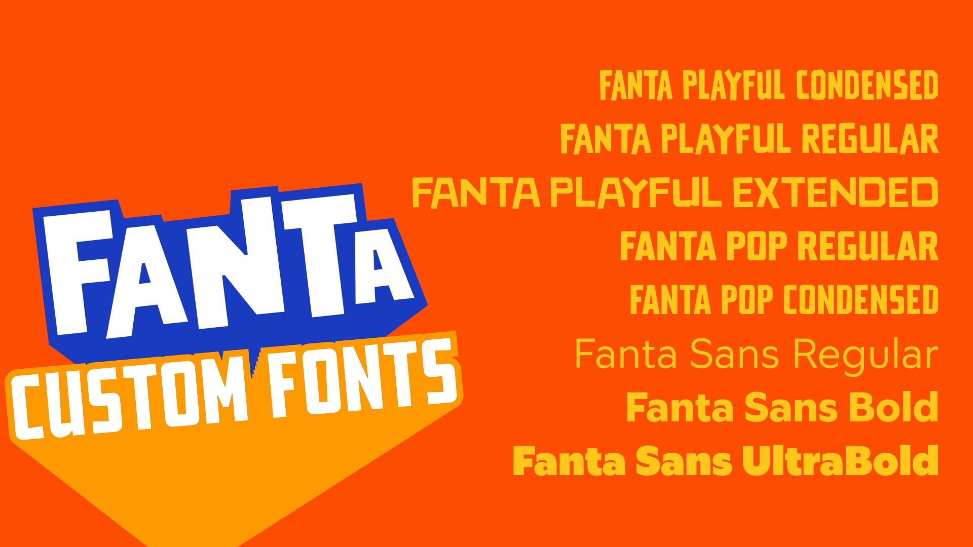 Ejemplo de fuente Fanta Playful Extended