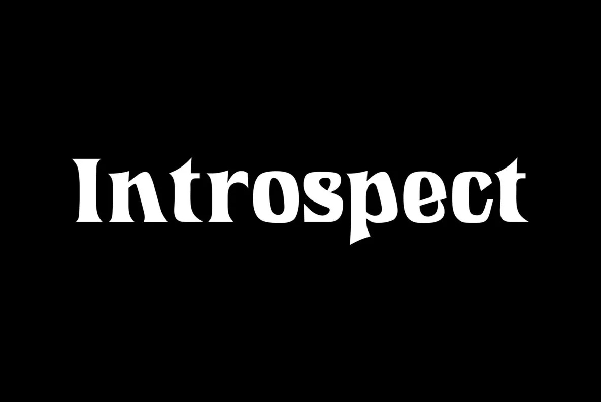 Ejemplo de fuente URW Introspect